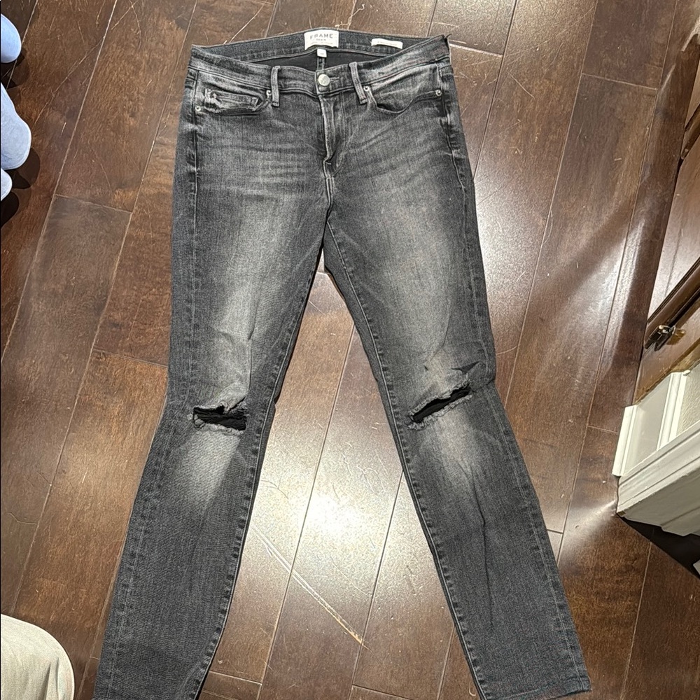 Frame Grey Jeans - 32 waist - Skinny